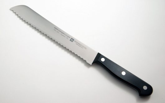 cuchillo para pan con sierra