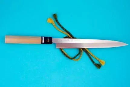 Cuchillo yanagi acero Aogami 24cm