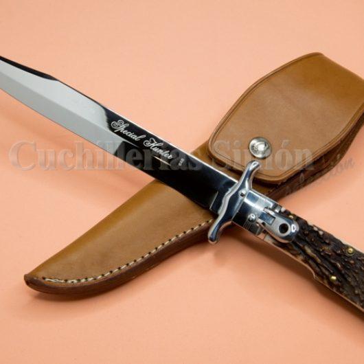 Cuchillo de caza plegable ciervo