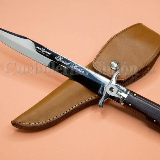 cuchillo plegable palisandro con funda