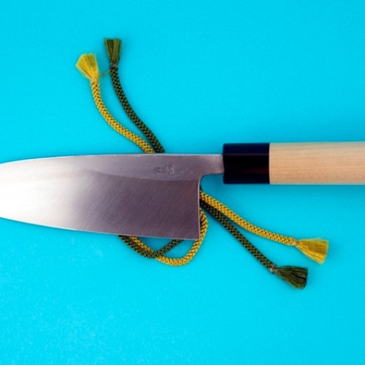 Cuchillo japonés artesano de acero de dos capas