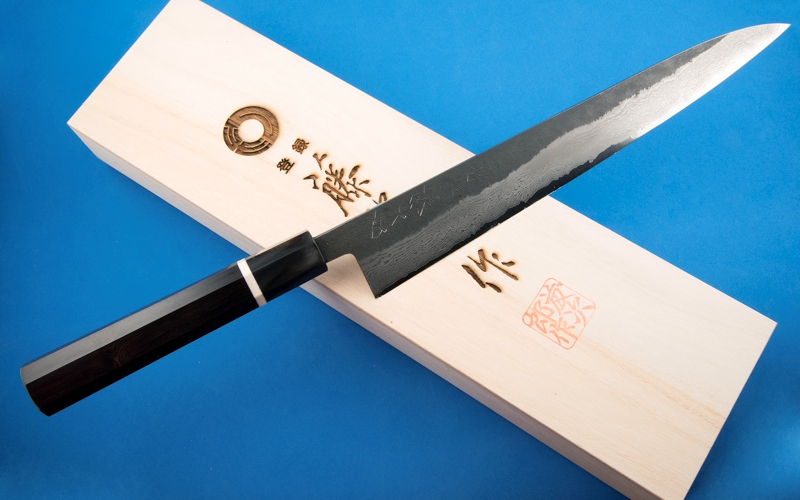 Cuchillo artesano japonés multicapa de acero de damasco