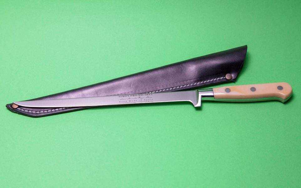 Cuchillo jamonero de acero inoxidable japonés