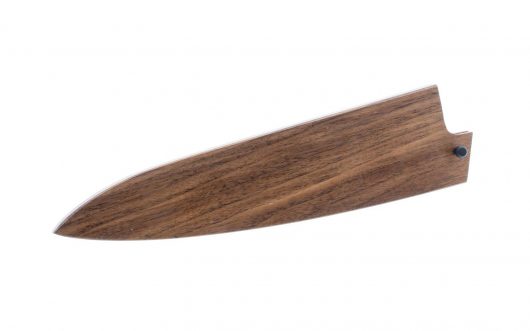 Funda de madera de nogal para cuchillo de cocina tipo Gyuto de 21 centímetros de hoja
