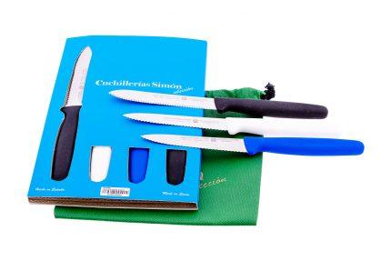 Set 4 cuchillos Simón fibra colores